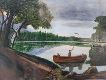 Колпакова Варвара - Вид на озеро